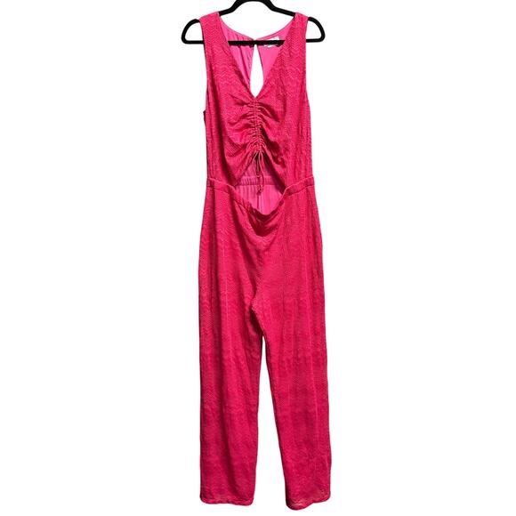 LOVERS‎ and FRIENDS Sharon Jumpsuit in Passion Pink Size XL - Picture 2 of 12